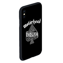 Чехол iPhone XS Max матовый Motorhead Моторхед, цвет: 3D-черный — фото 2