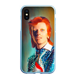 Чехол iPhone XS Max матовый Ziggy Stardust Portrait