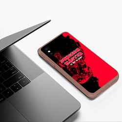 Чехол iPhone XS Max матовый Мастер подземелья арт, цвет: 3D-коричневый — фото 2