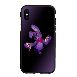 Чехол iPhone XS Max матовый FNAF - БОННИ, цвет: 3D-черный