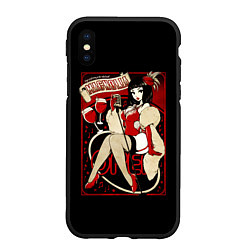Чехол iPhone XS Max матовый Fallout - Magnolia, цвет: 3D-черный