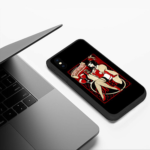 Чехол iPhone XS Max матовый Fallout - Magnolia / 3D-Черный – фото 3