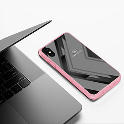 Чехол iPhone XS Max матовый Infinity Autosport, цвет: 3D-баблгам — фото 2