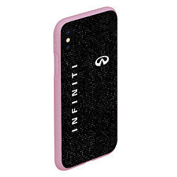 Чехол iPhone XS Max матовый Инфинити infinity sport, цвет: 3D-розовый — фото 2