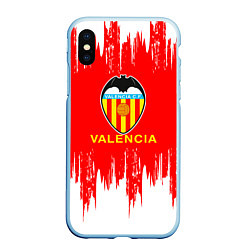 Чехол iPhone XS Max матовый Valencia валенсия sport, цвет: 3D-голубой