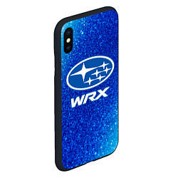 Чехол iPhone XS Max матовый SUBARU WRX Шум, цвет: 3D-черный — фото 2