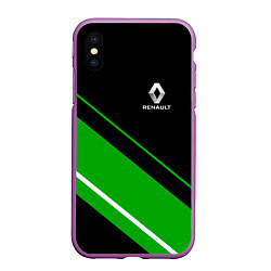 Чехол iPhone XS Max матовый RENAULT РЕНО