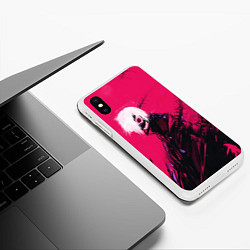 Чехол iPhone XS Max матовый Канеки Кен Kaneki Tokyo Ghoul, цвет: 3D-белый — фото 2