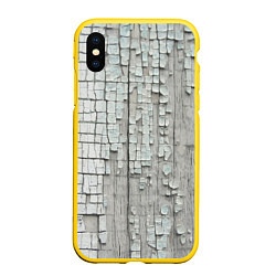 Чехол iPhone XS Max матовый Cool wall Vanguard, цвет: 3D-желтый