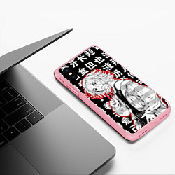 Чехол iPhone XS Max матовый Майки и иероглифы Токийские мстители, цвет: 3D-баблгам — фото 2