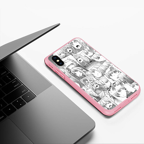 Чехол iPhone XS Max матовый Волчица и пряности pattern / 3D-Баблгам – фото 3