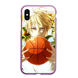 Чехол iPhone XS Max матовый Ryota Kise, цвет: 3D-фиолетовый