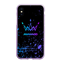 Чехол iPhone XS Max матовый Mamamoo neon