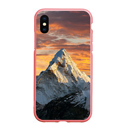 Чехол iPhone XS Max матовый Та самая Джомолунгма Сагарматха Everest, цвет: 3D-баблгам