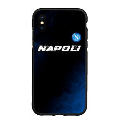 Чехол iPhone XS Max матовый НАПОЛИ Napoli - Пламя, цвет: 3D-черный