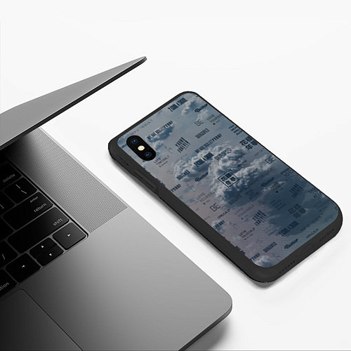 Чехол iPhone XS Max матовый BTS Дискография / 3D-Черный – фото 3