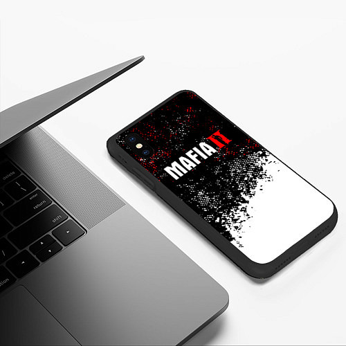 Чехол iPhone XS Max матовый MAFIA II Definitive Edition / 3D-Черный – фото 3