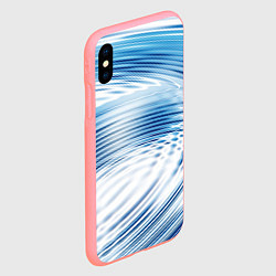 Чехол iPhone XS Max матовый Круги на воде Океан Wave, цвет: 3D-баблгам — фото 2