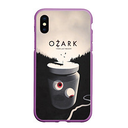 Чехол iPhone XS Max матовый Ozark - Their Last Resort, цвет: 3D-фиолетовый