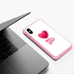 Чехол iPhone XS Max матовый Ты моя душа!, цвет: 3D-баблгам — фото 2