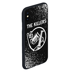 Чехол iPhone XS Max матовый The Killers - КОТ - Краска, цвет: 3D-черный — фото 2