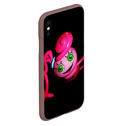 Чехол iPhone XS Max матовый POPPY PLAYTIME - Mommy long legs - Мама длинные но, цвет: 3D-коричневый — фото 2