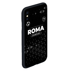 Чехол iPhone XS Max матовый Roma Форма Champions, цвет: 3D-черный — фото 2