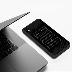 Чехол iPhone XS Max матовый Илья Вертикальный, цвет: 3D-черный — фото 2