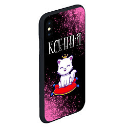 Чехол iPhone XS Max матовый Ксения КОШКА Арт, цвет: 3D-черный — фото 2