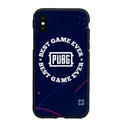 Чехол iPhone XS Max матовый PUBG Лучшая Игра, цвет: 3D-черный