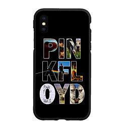 Чехол iPhone XS Max матовый PINK FLOYD АЛЬБОМЫ