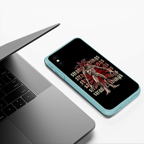 Чехол iPhone XS Max матовый DEMOGORGON FOCUS ST ОСД / 3D-Мятный – фото 3