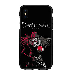 Чехол iPhone XS Max матовый Тетрадь смерти Ryuk