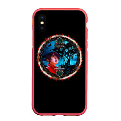 Чехол iPhone XS Max матовый The Studio Album Collection - Shinedown, цвет: 3D-красный