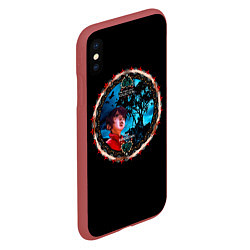 Чехол iPhone XS Max матовый The Studio Album Collection - Shinedown, цвет: 3D-красный — фото 2