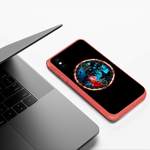 Чехол iPhone XS Max матовый The Studio Album Collection - Shinedown / 3D-Красный – фото 3