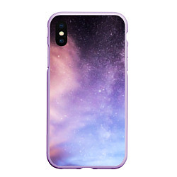 Чехол iPhone XS Max матовый Cosmic gradient