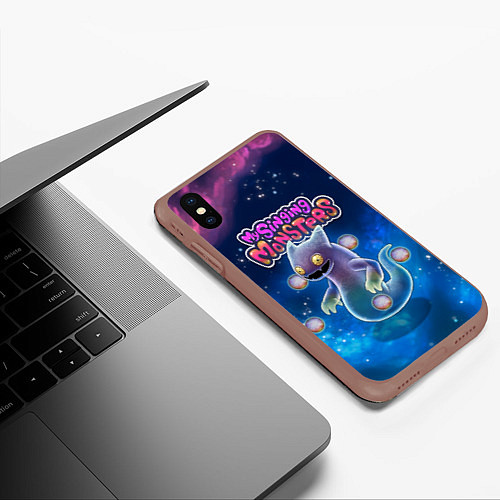 Чехол iPhone XS Max матовый My Singings monsters ВУЖАС GHAZT / 3D-Коричневый – фото 3