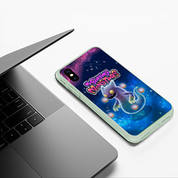 Чехол iPhone XS Max матовый My Singings monsters ВУЖАС GHAZT, цвет: 3D-салатовый — фото 2