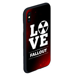Чехол iPhone XS Max матовый Fallout Love Классика, цвет: 3D-черный — фото 2