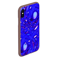 Чехол iPhone XS Max матовый Мир пузырей, цвет: 3D-коричневый — фото 2