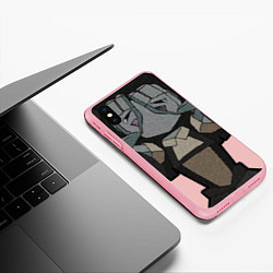 Чехол iPhone XS Max матовый ENAs faces, цвет: 3D-баблгам — фото 2