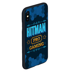 Чехол iPhone XS Max матовый Игра Hitman: PRO Gaming, цвет: 3D-черный — фото 2
