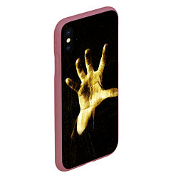 Чехол iPhone XS Max матовый System of a Down дебютный альбом, цвет: 3D-малиновый — фото 2