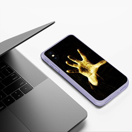 Чехол iPhone XS Max матовый System of a Down дебютный альбом / 3D-Светло-сиреневый – фото 3