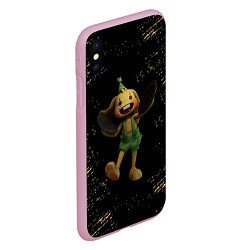 Чехол iPhone XS Max матовый POPPY PLAYTIME ПОППИ ПЛЕЙТАЙМ Крольчонок Бонзо, цвет: 3D-розовый — фото 2
