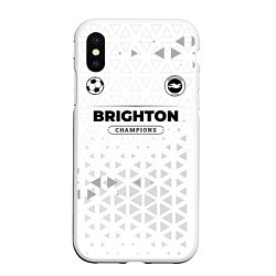 Чехол iPhone XS Max матовый Brighton Champions Униформа