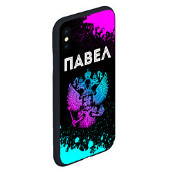 Чехол iPhone XS Max матовый Павел Россия, цвет: 3D-черный — фото 2