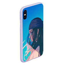 Чехол iPhone XS Max матовый Красотка Аспира Golden Kamuy, цвет: 3D-светло-сиреневый — фото 2