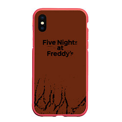Чехол iPhone XS Max матовый Five Nights At Freddys : game
